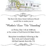 Invitation to "Mother's Love: The Unveiling".